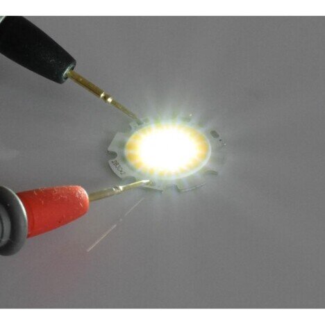 LED COB 28MM - 3W, LUMINA CALD/RECE