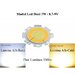 LED COB 28MM - 3W, LUMINA CALD/RECE